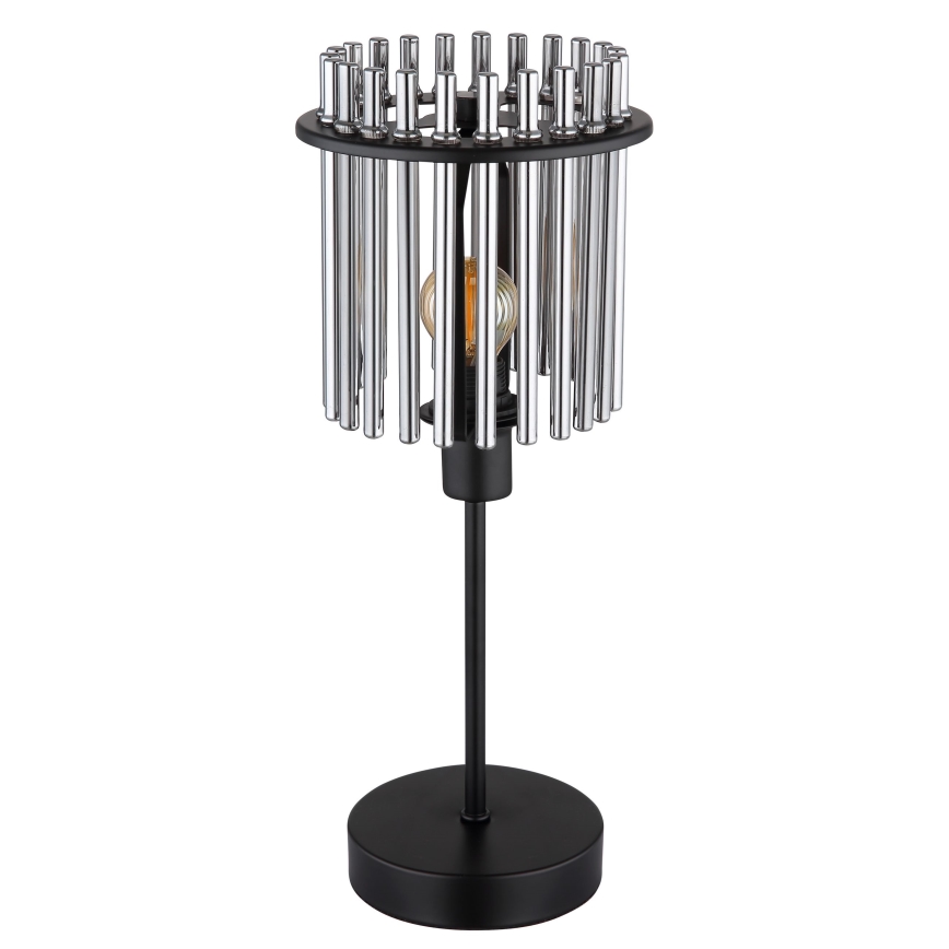 Globo - Eπιτραπέζιο φωτιστικό 1xE14/40W/230V διάμετρος 15 cm μαύρο