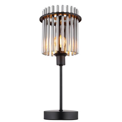 Globo - Eπιτραπέζιο φωτιστικό 1xE14/40W/230V διάμετρος 15 cm μαύρο