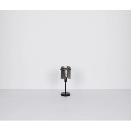 Globo - Eπιτραπέζιο φωτιστικό 1xE14/40W/230V διάμετρος 15 cm μαύρο