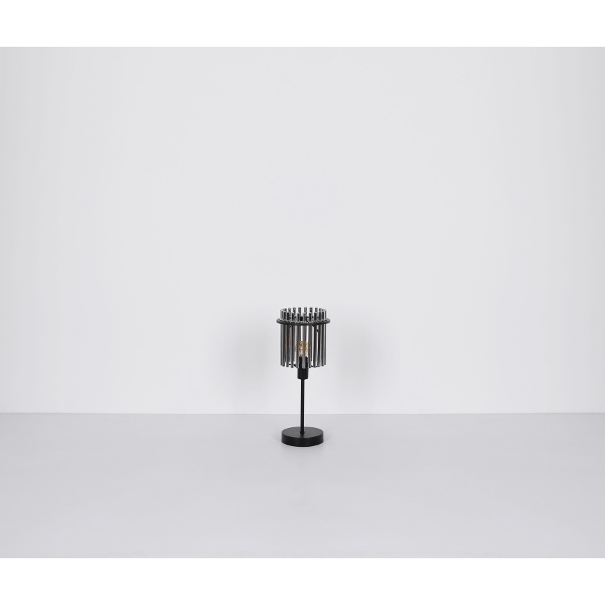 Globo - Eπιτραπέζιο φωτιστικό 1xE14/40W/230V διάμετρος 15 cm μαύρο