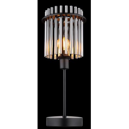Globo - Eπιτραπέζιο φωτιστικό 1xE14/40W/230V διάμετρος 15 cm μαύρο