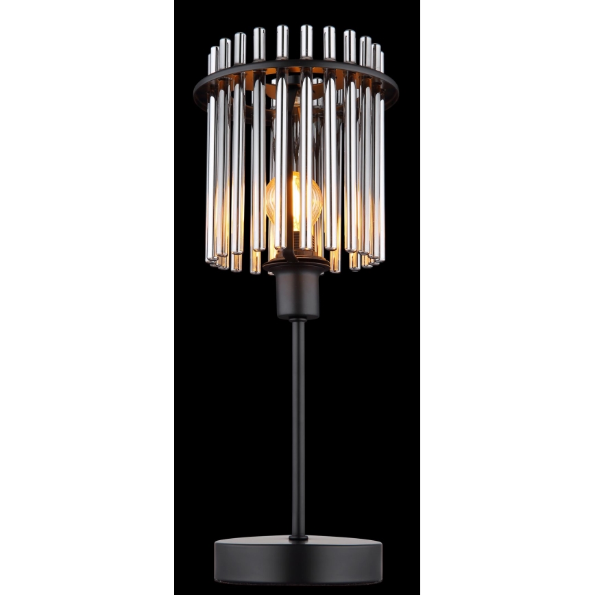 Globo - Eπιτραπέζιο φωτιστικό 1xE14/40W/230V διάμετρος 15 cm μαύρο