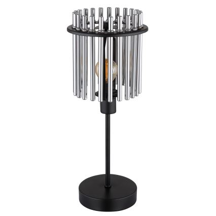 Globo - Eπιτραπέζιο φωτιστικό 1xE14/40W/230V διάμετρος 15 cm μαύρο