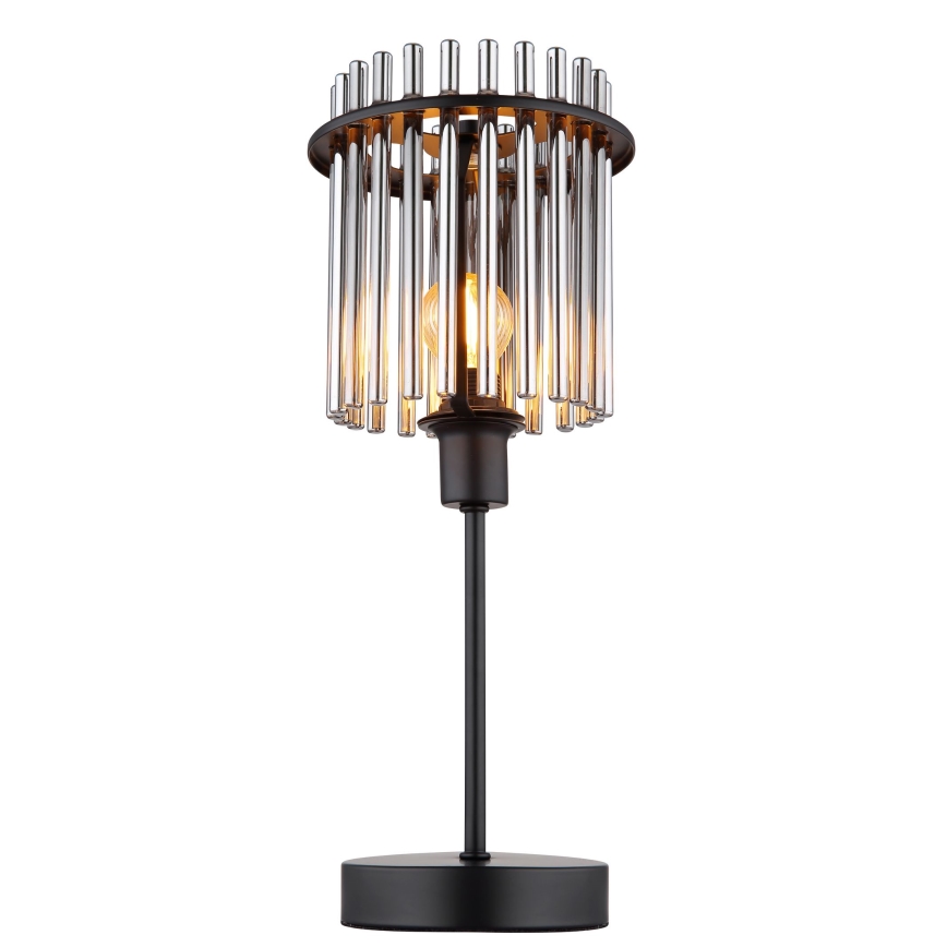 Globo - Eπιτραπέζιο φωτιστικό 1xE14/40W/230V διάμετρος 15 cm μαύρο