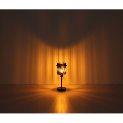 Globo - Επιτραπέζιο φωτιστικό 1xE27/60W/230V Ø 30 εκ. μαύρο