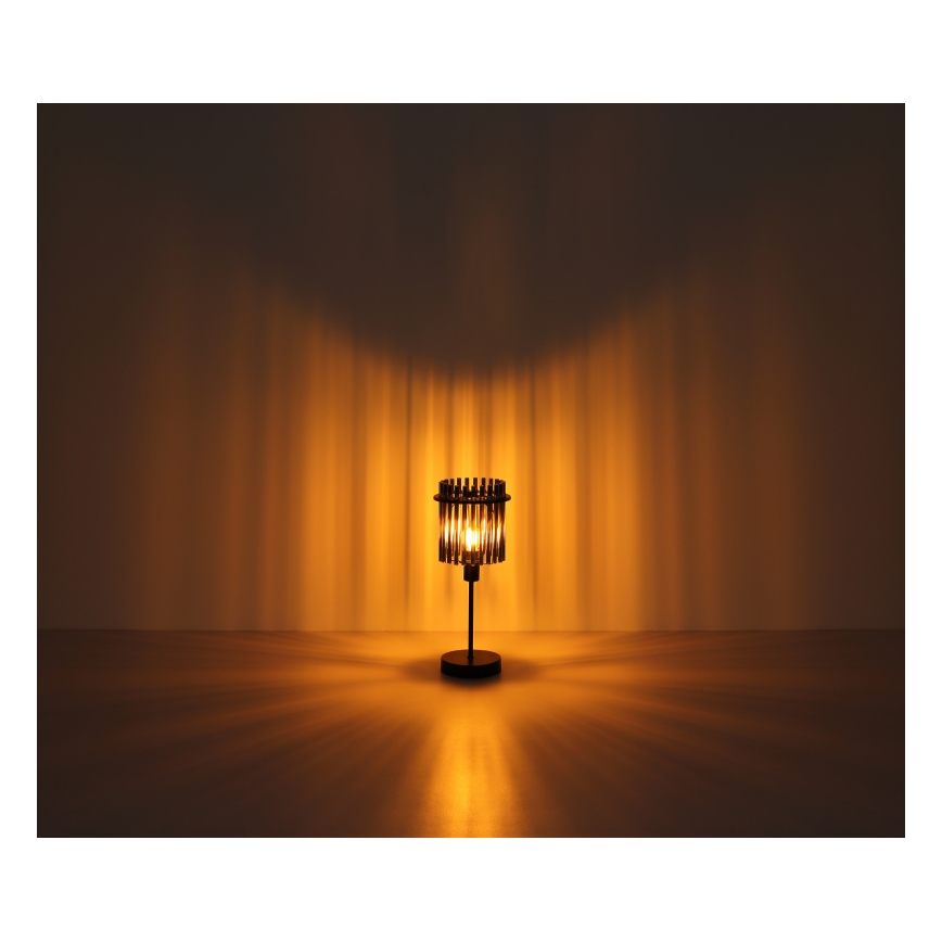 Globo - Επιτραπέζιο φωτιστικό 1xE27/60W/230V Ø 30 εκ. μαύρο