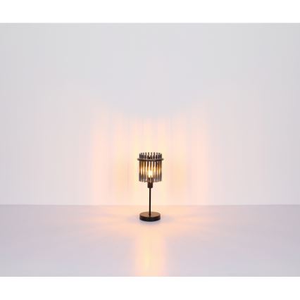 Globo - Επιτραπέζιο φωτιστικό 1xE27/60W/230V Ø 30 εκ. μαύρο