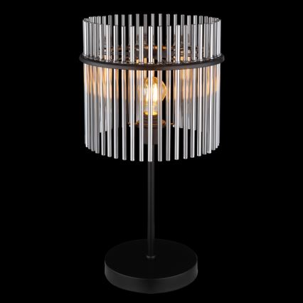 Globo - Επιτραπέζιο φωτιστικό 1xE27/60W/230V Ø 30 εκ. μαύρο