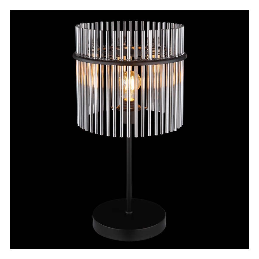 Globo - Επιτραπέζιο φωτιστικό 1xE27/60W/230V Ø 30 εκ. μαύρο