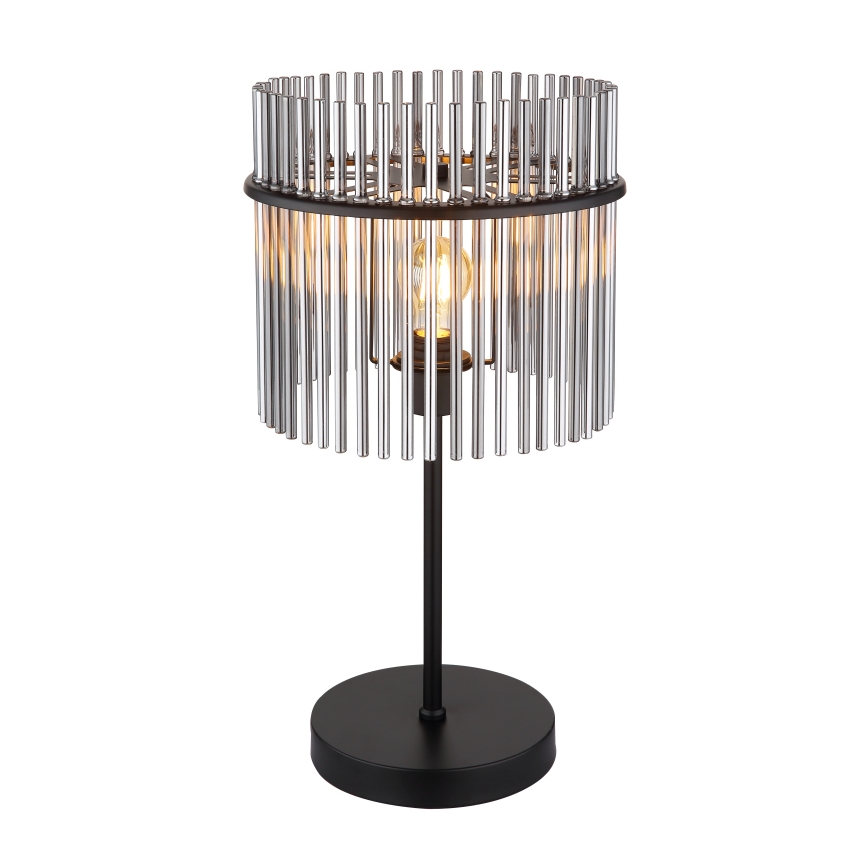 Globo - Επιτραπέζιο φωτιστικό 1xE27/60W/230V Ø 30 εκ. μαύρο