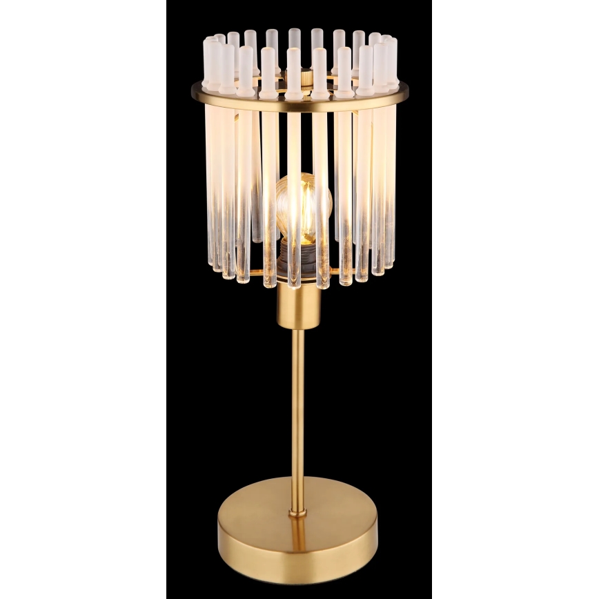 Globo - Eπιτραπέζιο φωτιστικό 1xE14/40W/230V διάμετρος 15 cm χρυσό