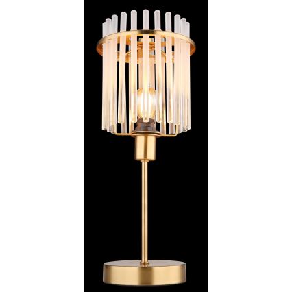 Globo - Eπιτραπέζιο φωτιστικό 1xE14/40W/230V διάμετρος 15 cm χρυσό