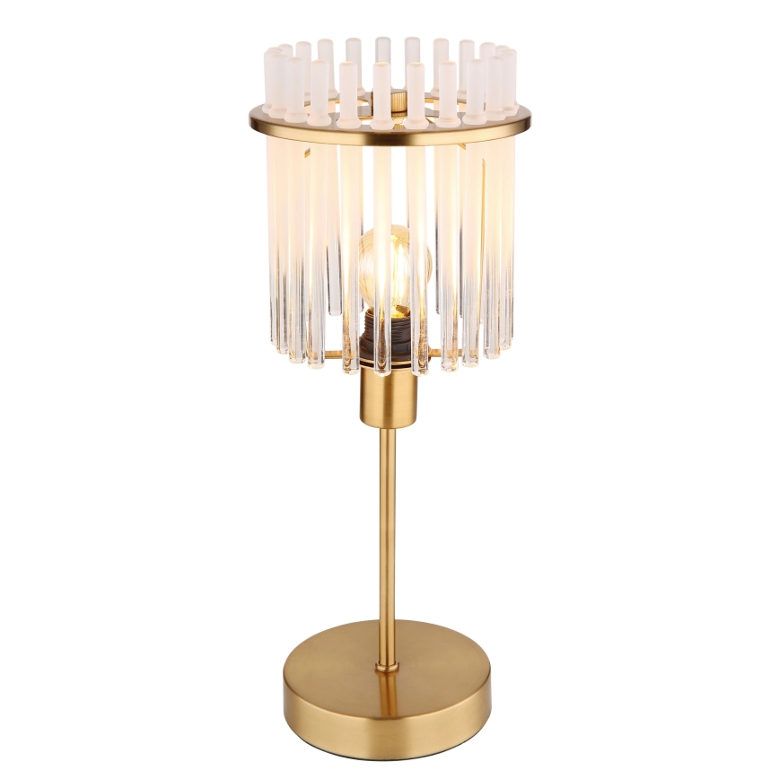 Globo - Eπιτραπέζιο φωτιστικό 1xE14/40W/230V διάμετρος 15 cm χρυσό