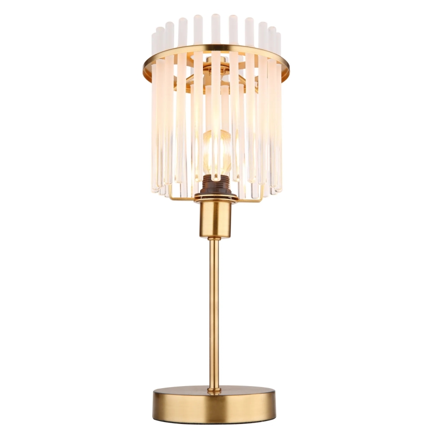 Globo - Eπιτραπέζιο φωτιστικό 1xE14/40W/230V διάμετρος 15 cm χρυσό
