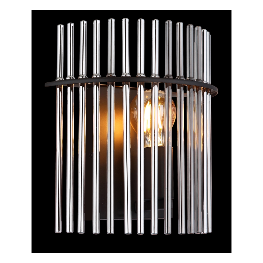 Globo - Φωτιστικό τοίχου 1xE27/60W/230V μαύρο