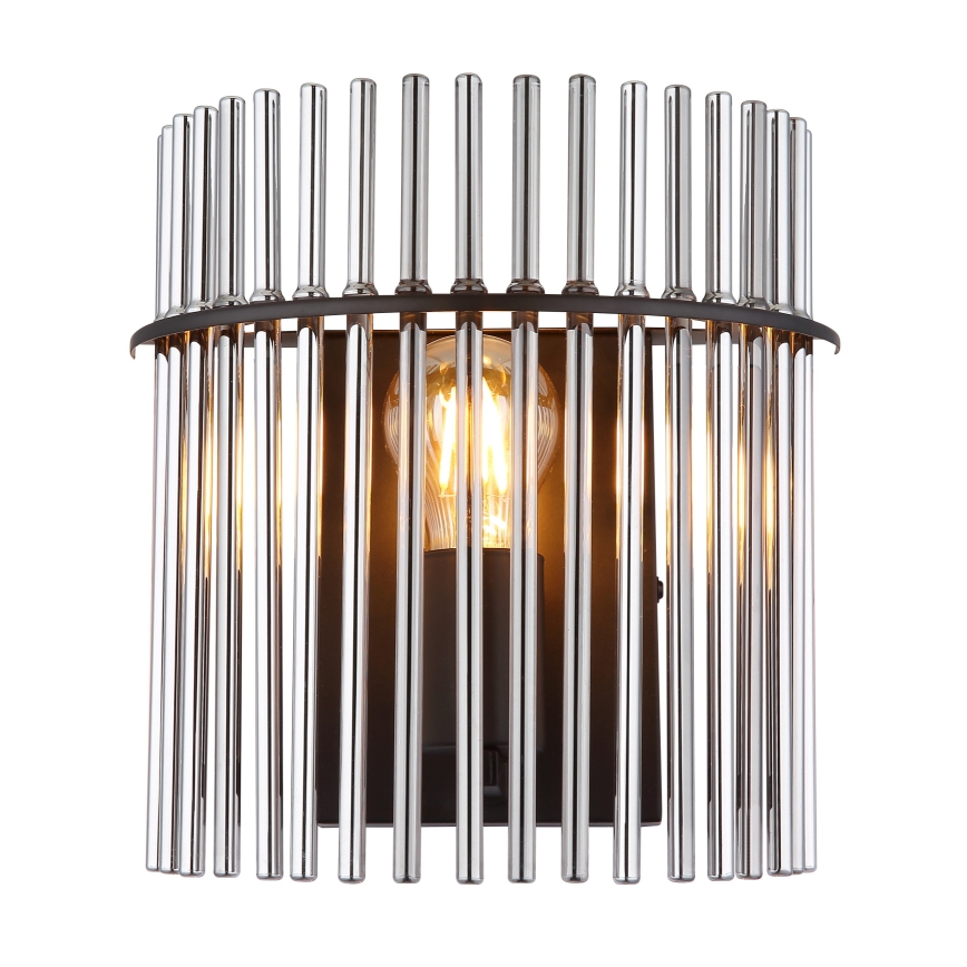 Globo - Φωτιστικό τοίχου 1xE27/60W/230V μαύρο