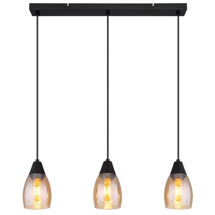 Globo - Κρεμαστό φωτιστικό οροφής ράγα 3xE27/15W/230V