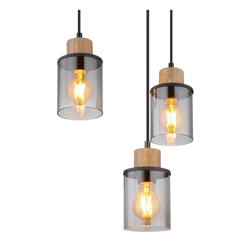 Globo - Κρεμαστό φωτιστικό οροφής 6xE27/15W/230V