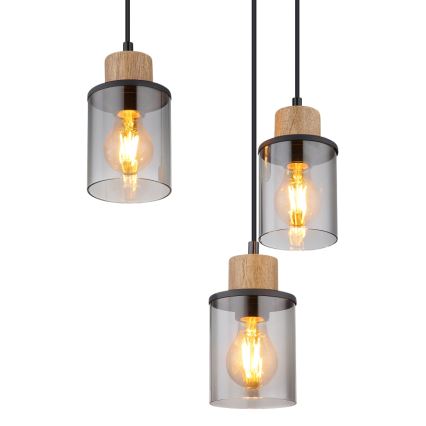 Globo - Κρεμαστό φωτιστικό οροφής 6xE27/15W/230V