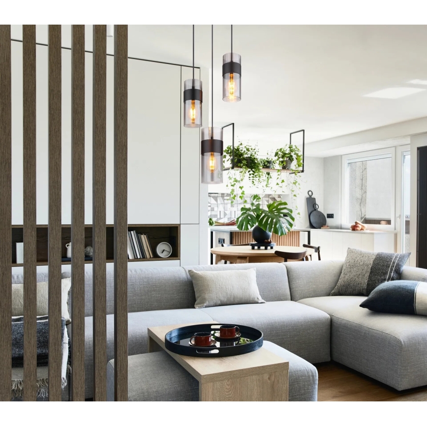 Globo - Κρεμαστό φωτιστικό οροφής 3xE27/60W/230V