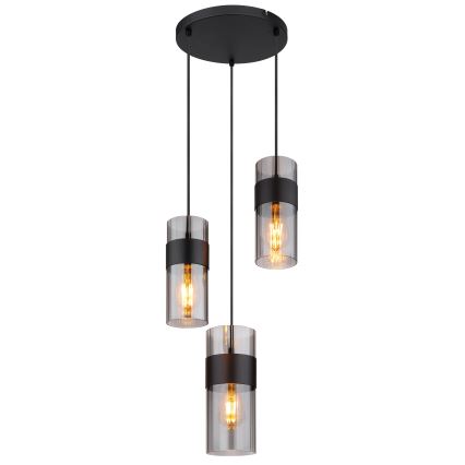 Globo - Κρεμαστό φωτιστικό οροφής 3xE27/60W/230V