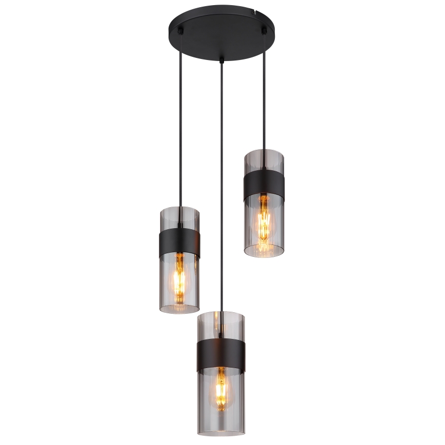 Globo - Κρεμαστό φωτιστικό οροφής 3xE27/60W/230V