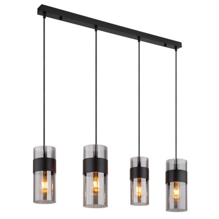 Globo - Κρεμαστό φωτιστικό οροφής 4xE27/60W/230V
