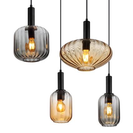 Globo - Κρεμαστό φωτιστικό με καλώδιο 6xE27/60W/230V