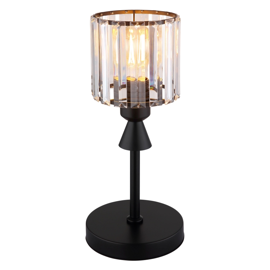 Globo - Eπιτραπέζιο φωτιστικό 1xE27/60W/230V διάμετρος 15 cm μαύρο