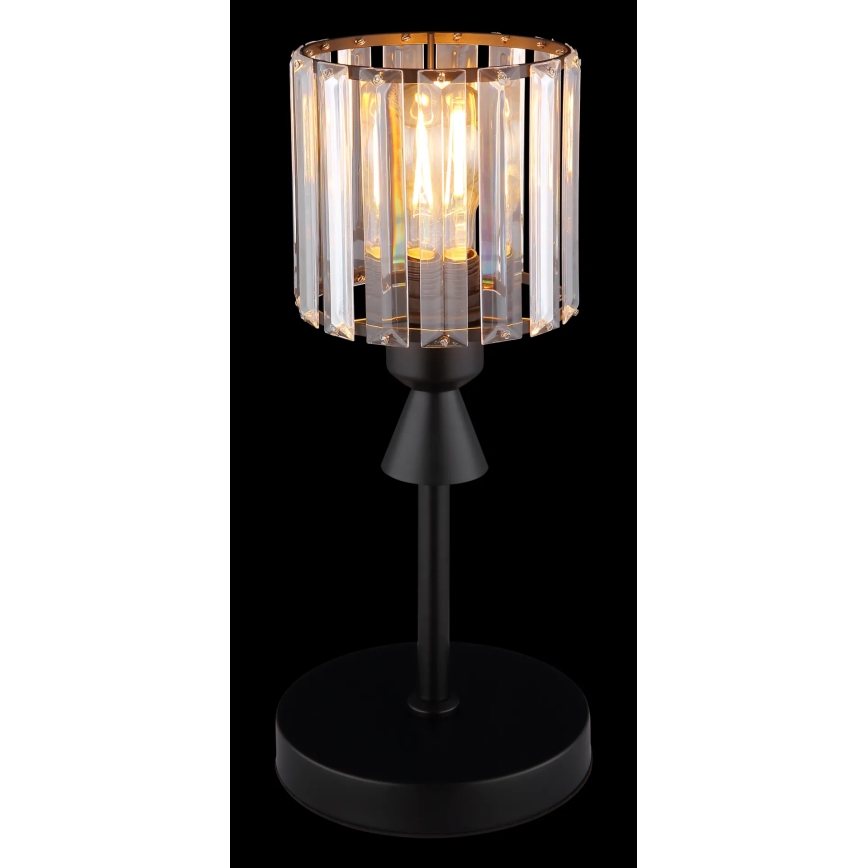 Globo - Eπιτραπέζιο φωτιστικό 1xE27/60W/230V διάμετρος 15 cm μαύρο