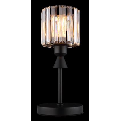 Globo - Eπιτραπέζιο φωτιστικό 1xE27/60W/230V διάμετρος 15 cm μαύρο