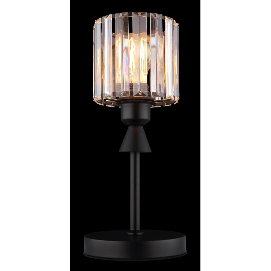 Globo - Eπιτραπέζιο φωτιστικό 1xE27/60W/230V διάμετρος 15 cm μαύρο