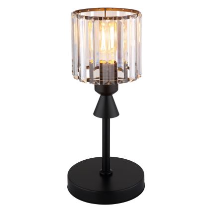Globo - Eπιτραπέζιο φωτιστικό 1xE27/60W/230V διάμετρος 15 cm μαύρο