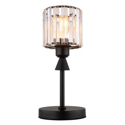 Globo - Eπιτραπέζιο φωτιστικό 1xE27/60W/230V διάμετρος 15 cm μαύρο