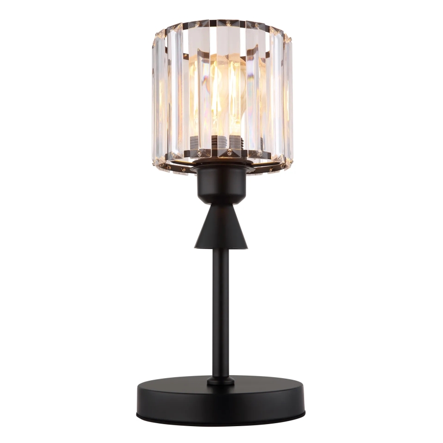 Globo - Eπιτραπέζιο φωτιστικό 1xE27/60W/230V διάμετρος 15 cm μαύρο