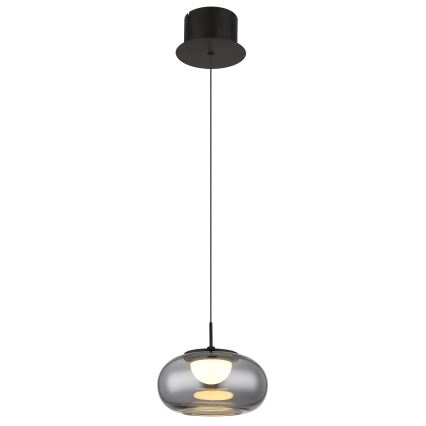 Globo -  Κρεμαστό φωτιστικό οροφής LED LED/6W/230V μαύρο