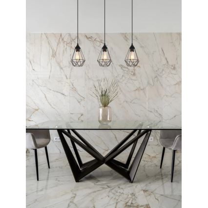Globo - Κρεμαστό φωτιστικό οροφής 3xE27/60W/230V