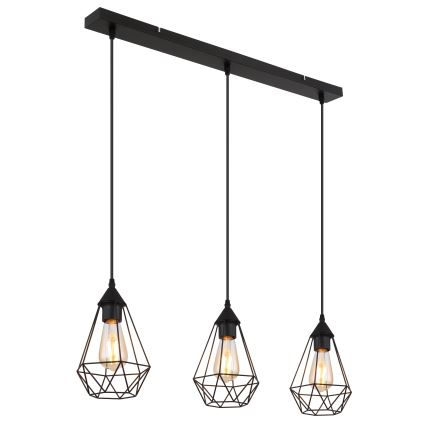 Globo - Κρεμαστό φωτιστικό οροφής 3xE27/60W/230V