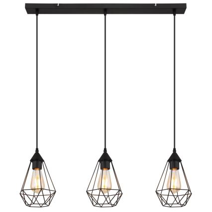 Globo - Κρεμαστό φωτιστικό οροφής 3xE27/60W/230V