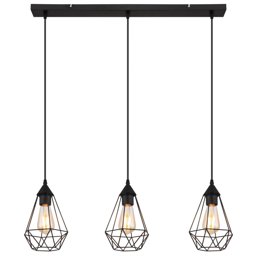 Globo - Κρεμαστό φωτιστικό οροφής 3xE27/60W/230V