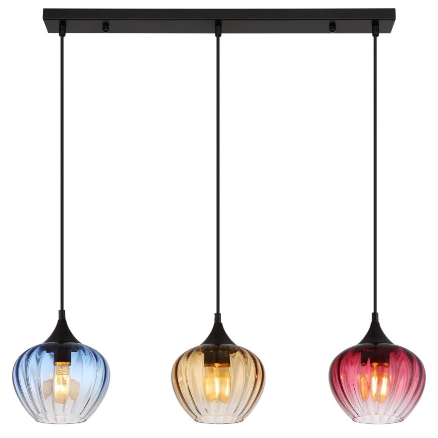 Globo - Κρεμαστό φωτιστικό οροφής 3xE27/60W/230V