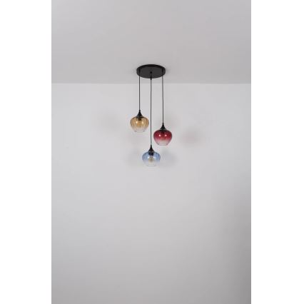 Globo - Κρεμαστό φωτιστικό οροφής 3xE27/60W/230V