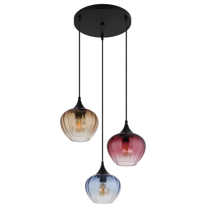 Globo - Κρεμαστό φωτιστικό οροφής 3xE27/60W/230V