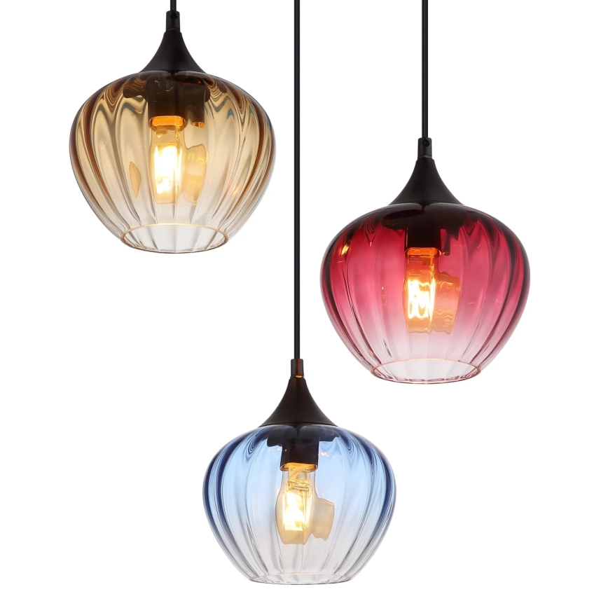 Globo - Κρεμαστό φωτιστικό οροφής 3xE27/60W/230V