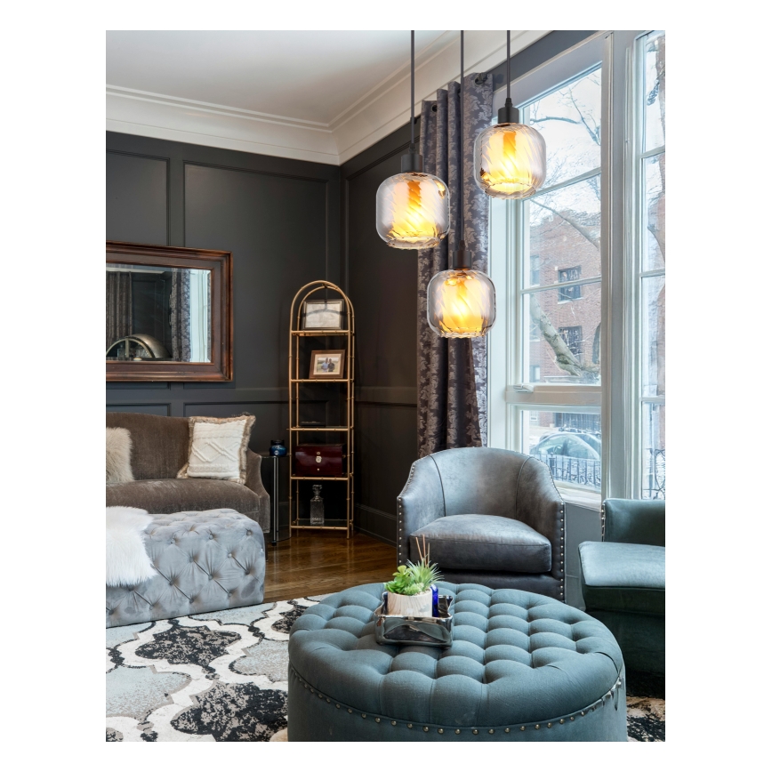 Globo - Κρεμαστό φωτιστικό οροφής 3xE27/25W/230V