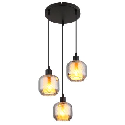 Globo - Κρεμαστό φωτιστικό οροφής 3xE27/25W/230V