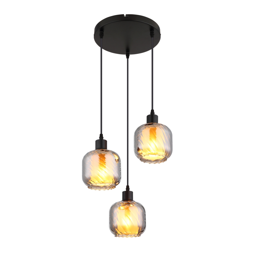 Globo - Κρεμαστό φωτιστικό οροφής 3xE27/25W/230V