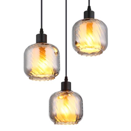 Globo - Κρεμαστό φωτιστικό οροφής 3xE27/25W/230V