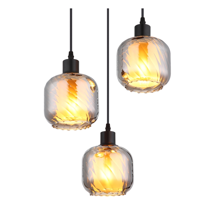 Globo - Κρεμαστό φωτιστικό οροφής 3xE27/25W/230V