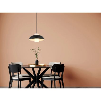 Globo - Κρεμαστό φωτιστικό με καλώδιο 1xE27/60W/230V μαύρο